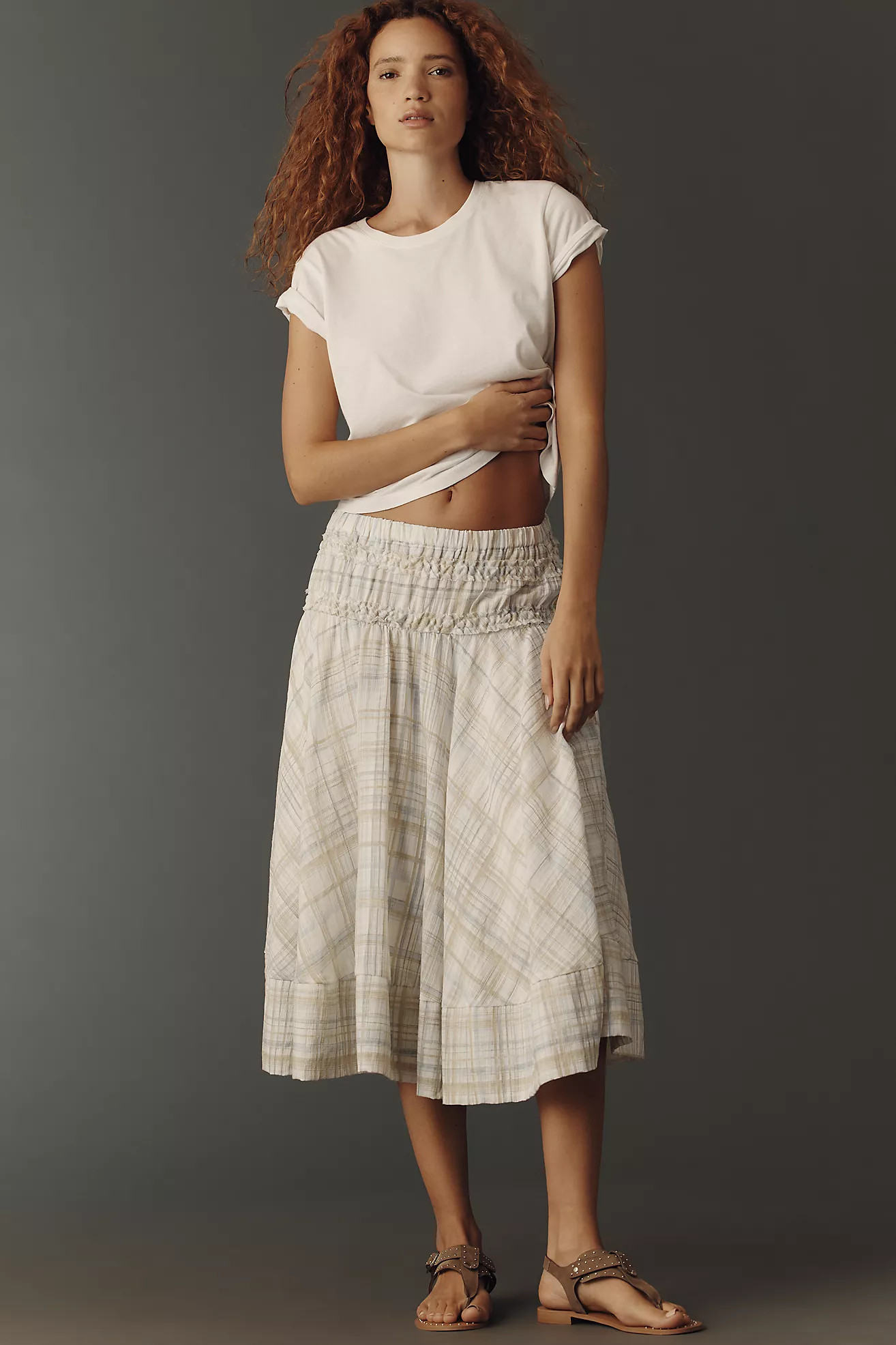 By Anthropologie Evelyn Cotton Everyday Tee | Anthropologie (US)