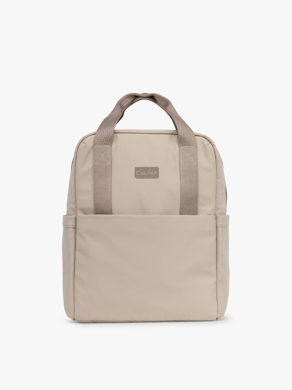 CALPAK Connect Laptop Backpack in Greige | Travel Bag | CALPAK