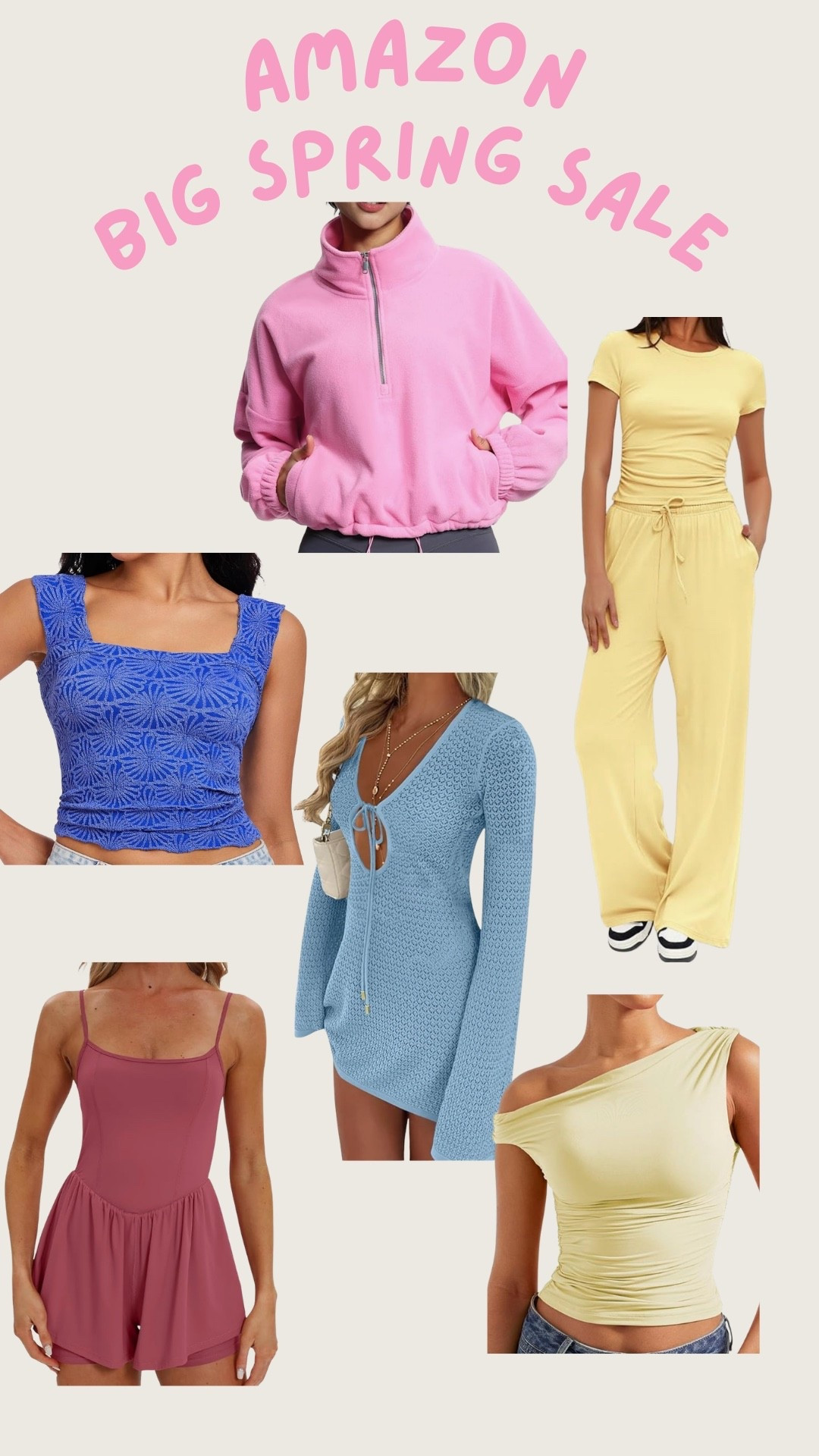 Check out my picks from the Amazon Spring Sale! These tops are cute and comfy. Perfect for lounging or going out.

#LTKSeasonal #LTKSaleAlert