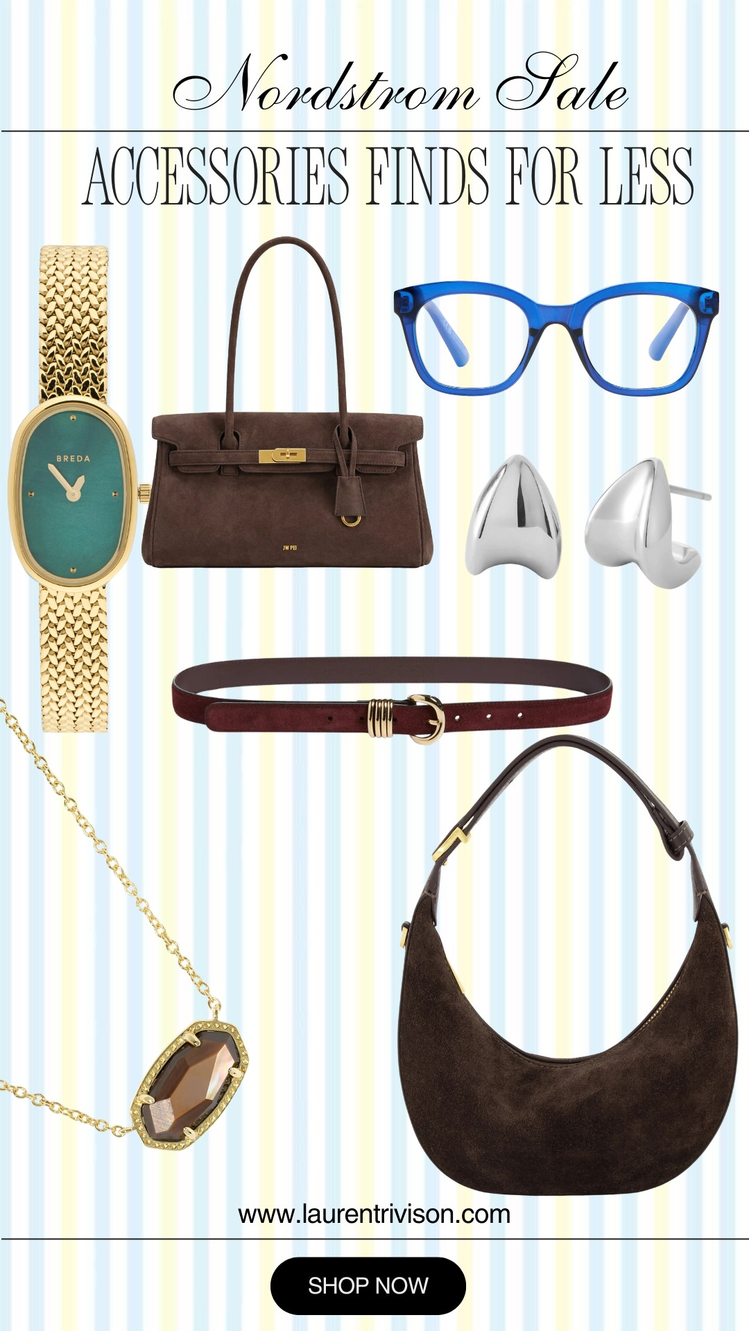 Here are some of my favorite finds from the Nordstrom Sale!! 🤍 These are all of my favorite accessory finds. From cute chic purses 👜 that will match with any outfit to a classy watch and kendra scott look alike necklace. These Accessories are perfect to upscale any look! ☺️💎 

 #LTKootd #LTKSaleAlert #LTKMidsize