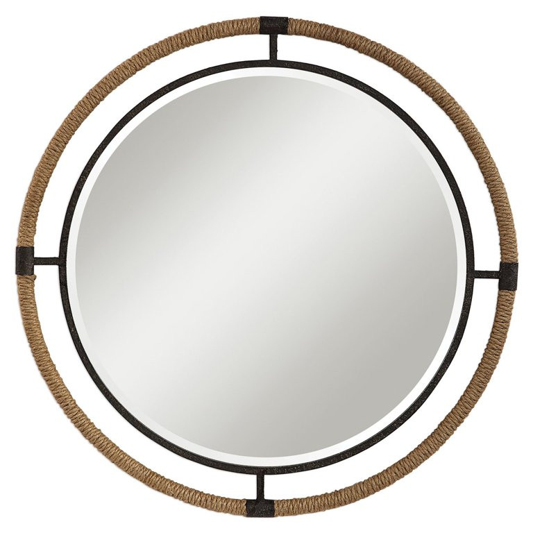 Uttermost Melville Coastal Round Wall Mirror - 36.25 diam. in. - Walmart.com | Walmart (US)