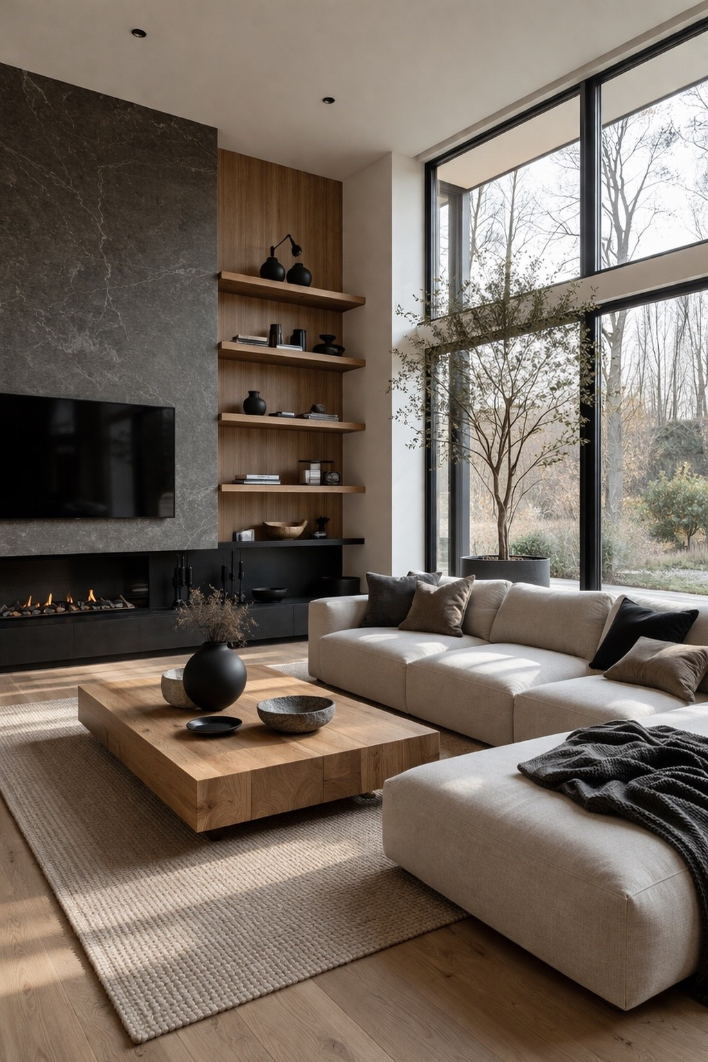 A warm modern living room with soft neutrals, clean lines, and a cozy minimalist feel.

#livingroomideas #modernlivingroom #neutralhome #livingroomdecor #cozyhome #minimalhome #warmminimalism #organicmodern #homedecor #interiordesign #neutraldecor #beigehome #fireplacedesign #coffeetabledecor #sectionalsofa #homeinspo #designinspo #wayfairhome #ltkhome #ltkdecor #ltkdesign #ltkfinds #ltkit #shopthelook #pinteresthome #modernhome #serenehome #decorinspo #minimaldecor #cozylivingroom