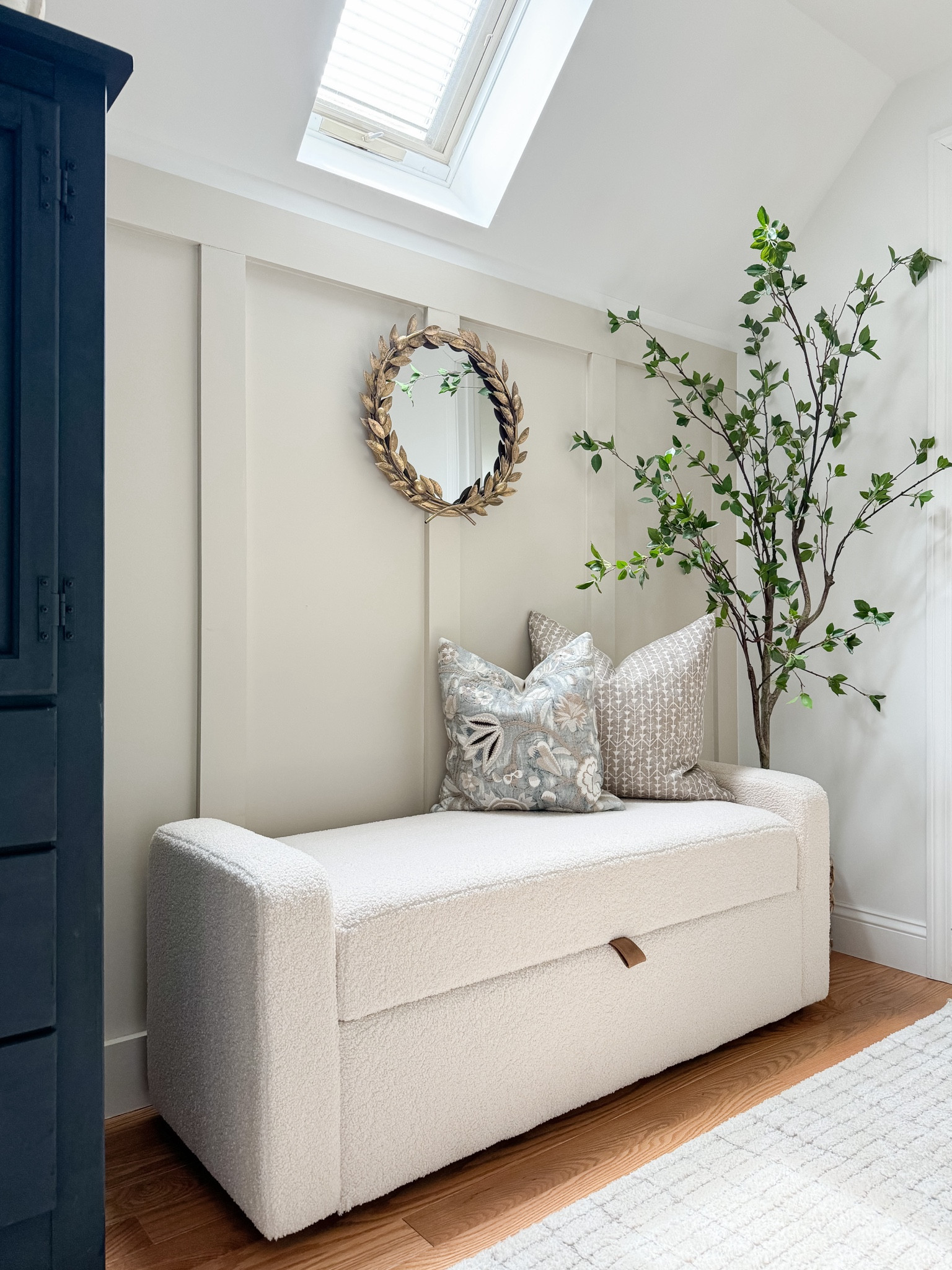 Hallway decor, Amazon faux tree, throw pillows, wall art, basket, storage bench, coastal decor, home decor Walmart storage bench 

#LTKFindsUnder50 #LTKStyleTip #LTKHome