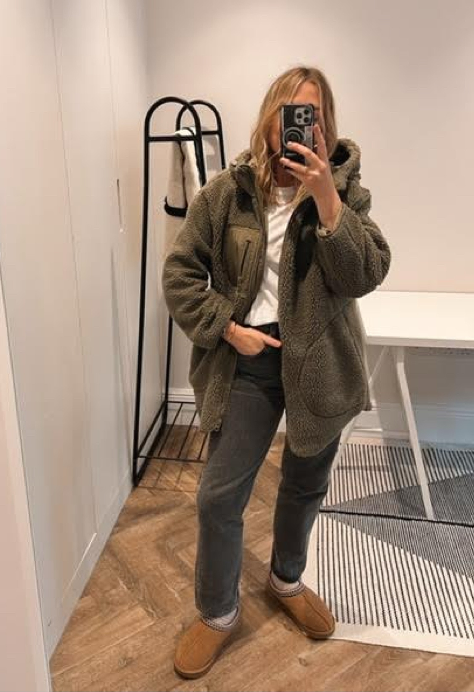H&m, Arket, Ugg, Flannels, transitional style, transitional outfit, autumn outfit, autumn fashion, autumn wardrobe, fleece jacket, teddy jacket, straight leg jeans, Ugg tasman, Ugg slippers, autumn outfit ideas, style inspiration 

#LTKSeasonal #LTKstyletip #LTKeurope