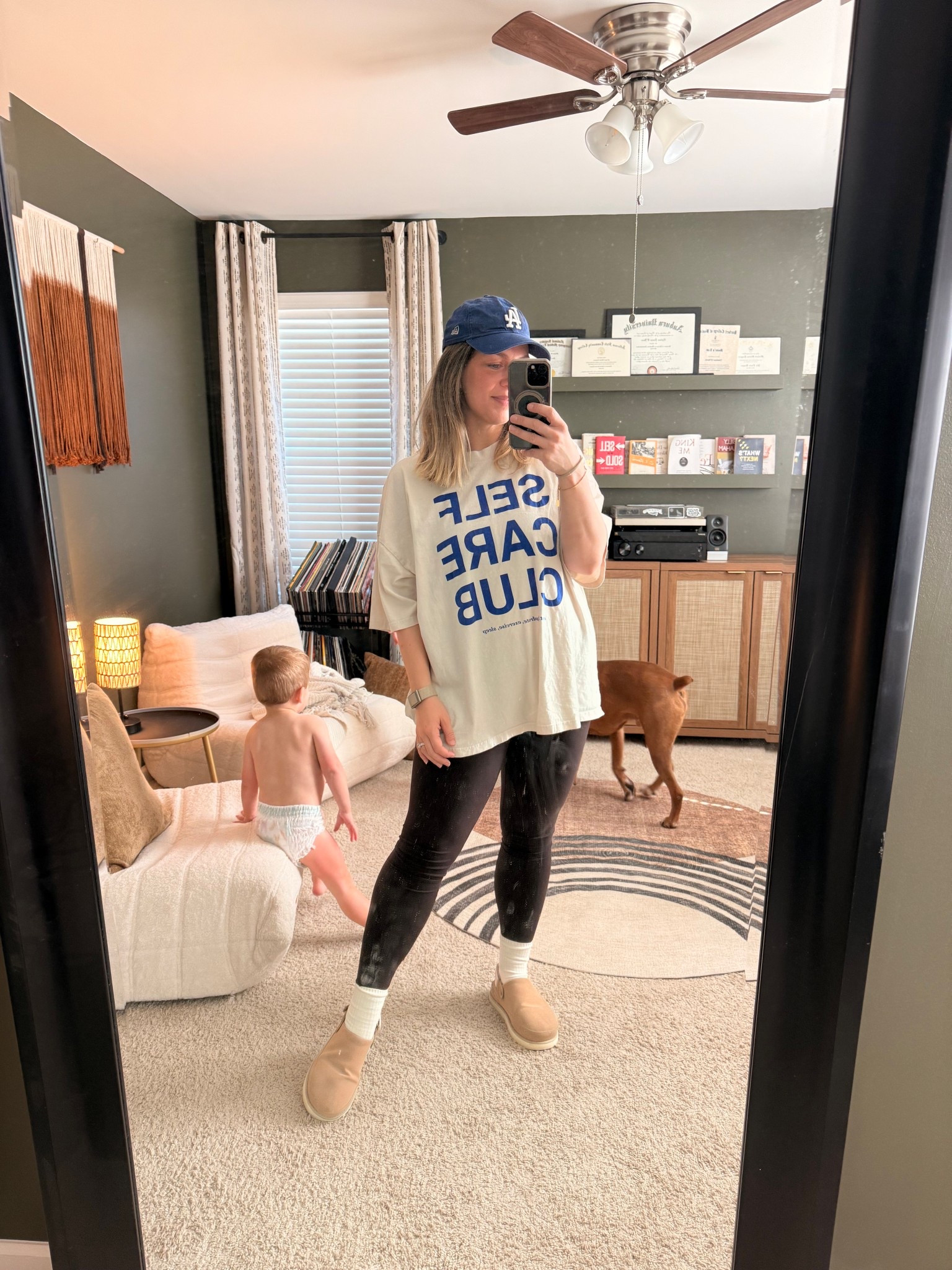 Saturday outfit
Casual outfit
T shirt 
Leggings 

#LTKootd #LTKSaleAlert #LTKMidsize