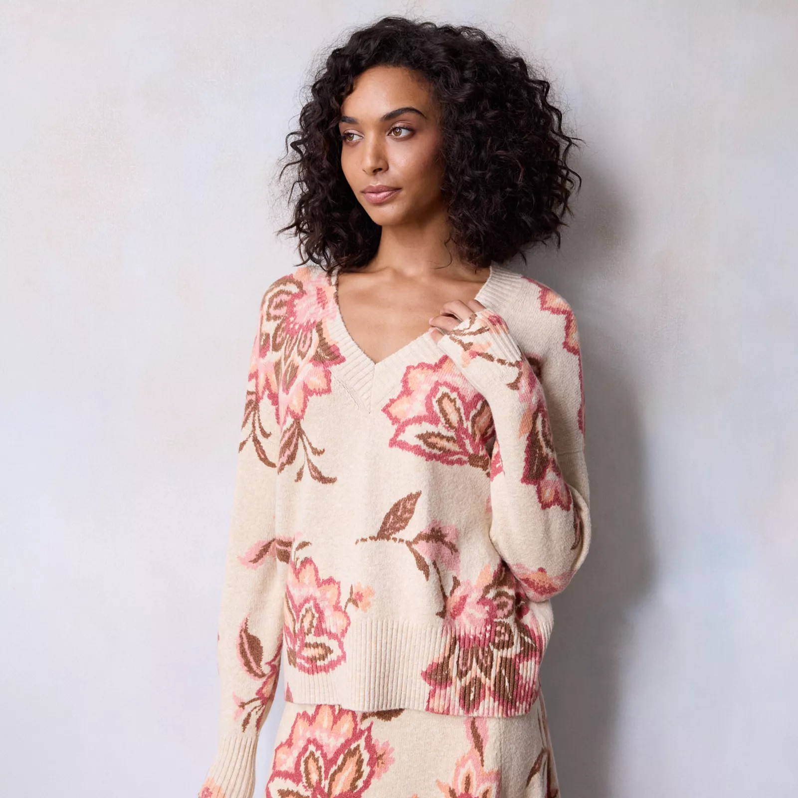 Women's LC Lauren Conrad V-Neck Pullover Sweater | Kohl's