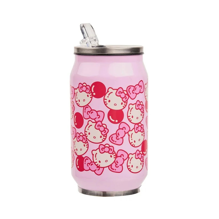 Hello Kitty Stainless Steel Can Bottle with Straw | Walmart (US)