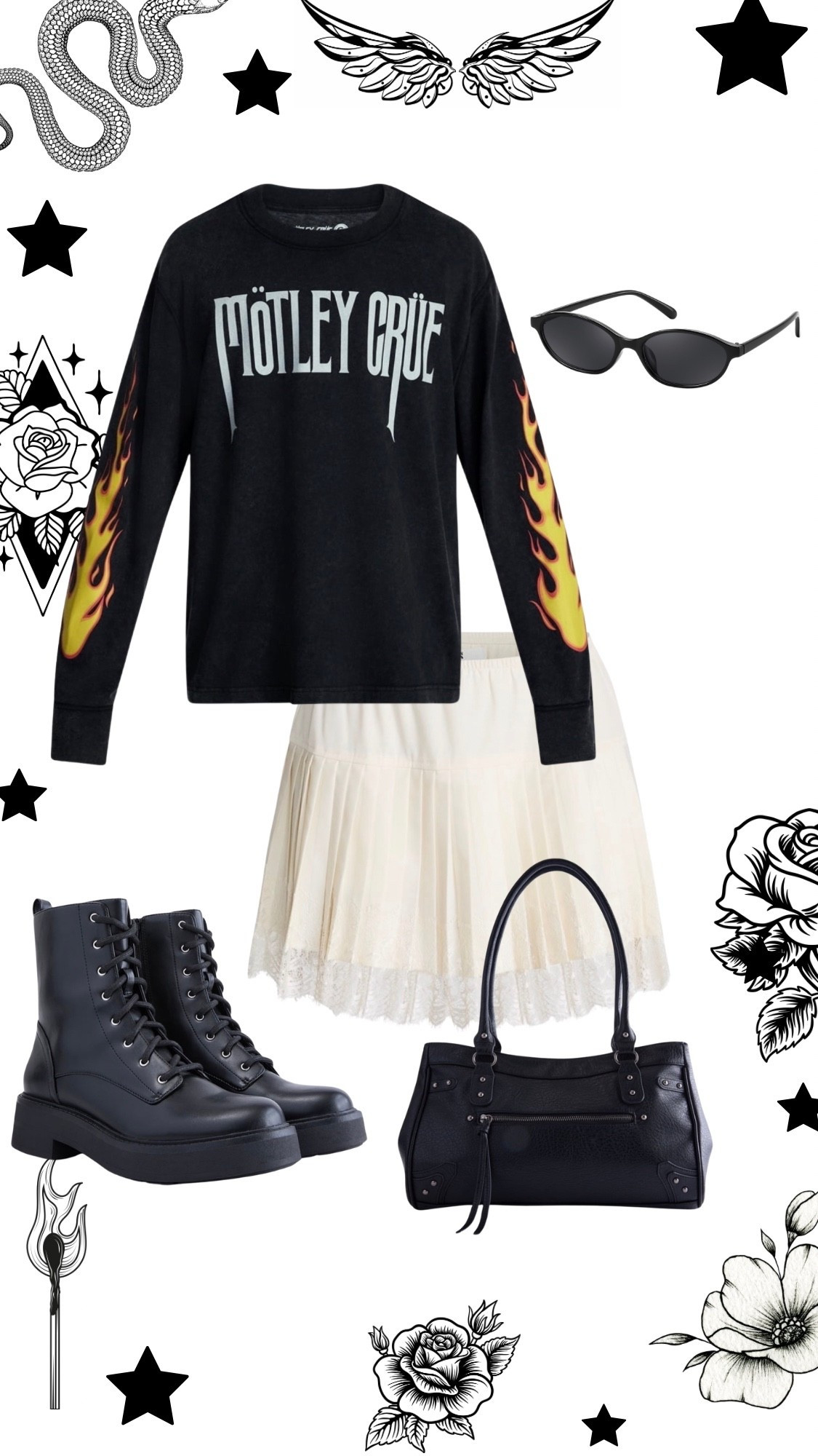Edgy style affordable Walmart outfit inspo

#LTKdayinmylife #LTKgrwm #LTKMidsize