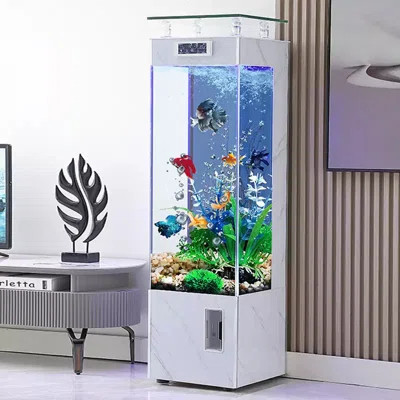 30-40 Gallon Acrylic Modern Eco Aquarium Tank | Wayfair North America