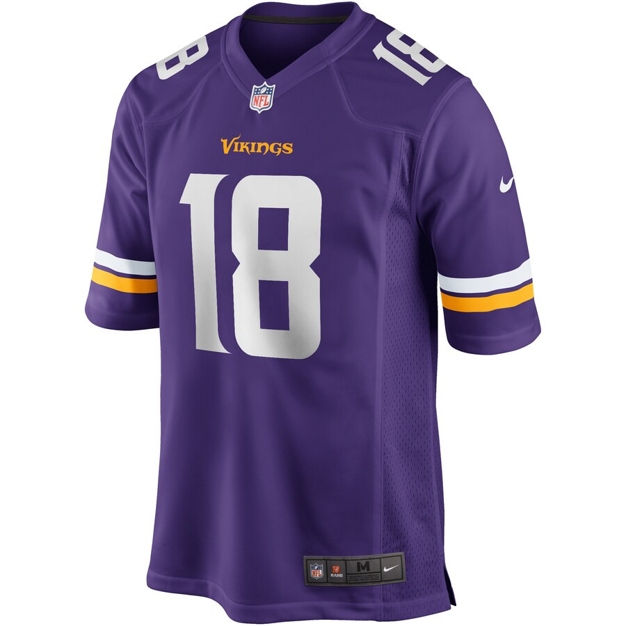 Men's Minnesota Vikings Justin Jefferson Nike Purple Player Game Jersey | NFL Shop