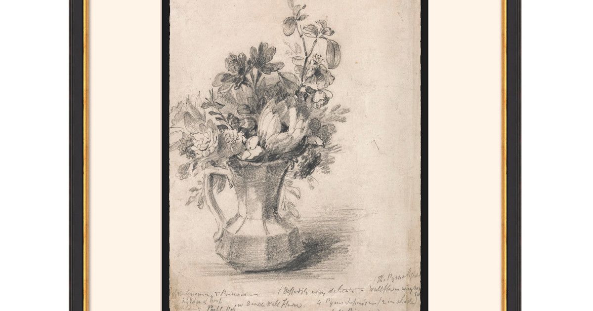 Vintage Floral Sketch I | Magnolia