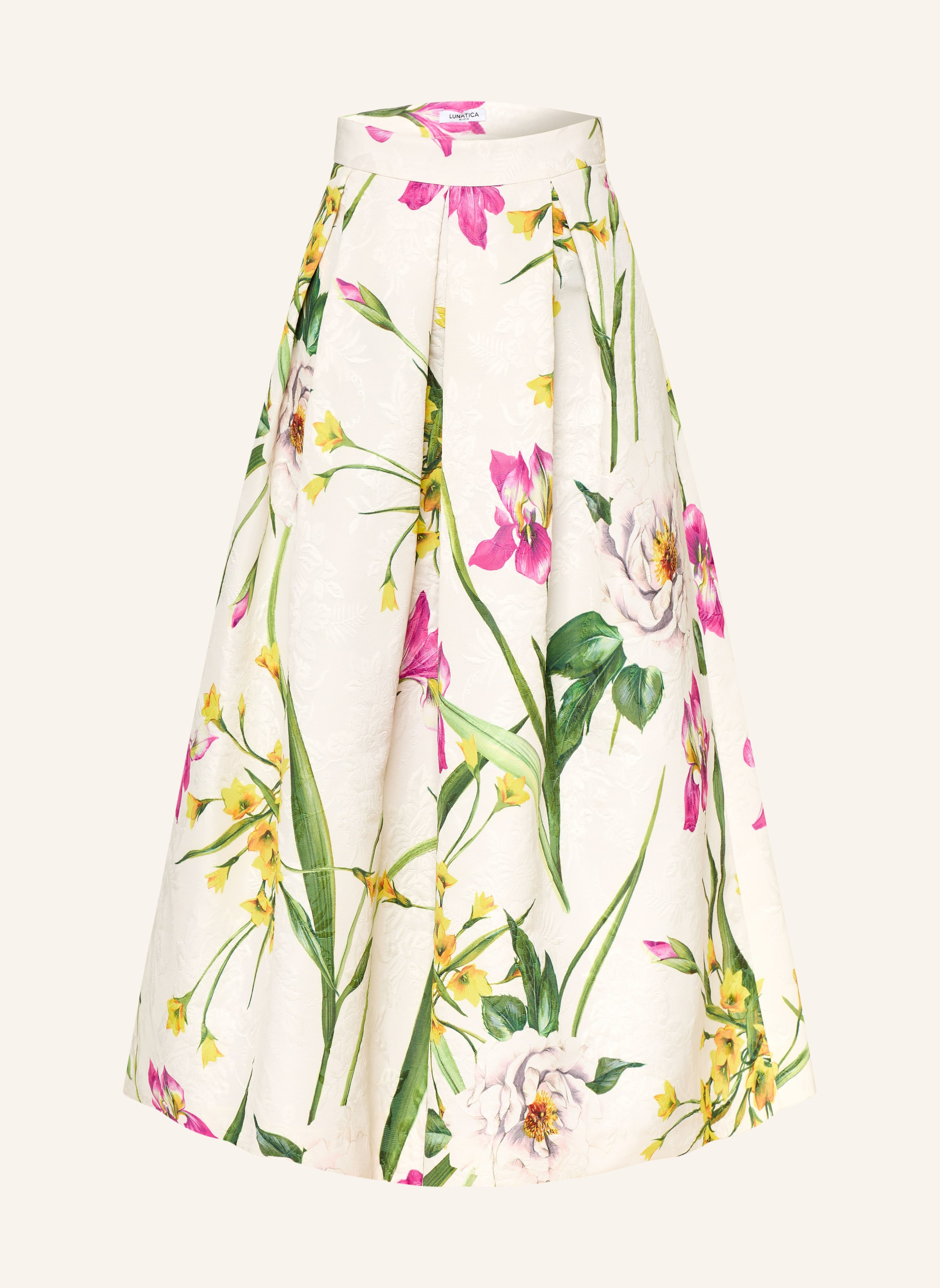 LUNATICA MILANO Jacquard-Rock in creme / pink / grün | Breuninger (DACH)