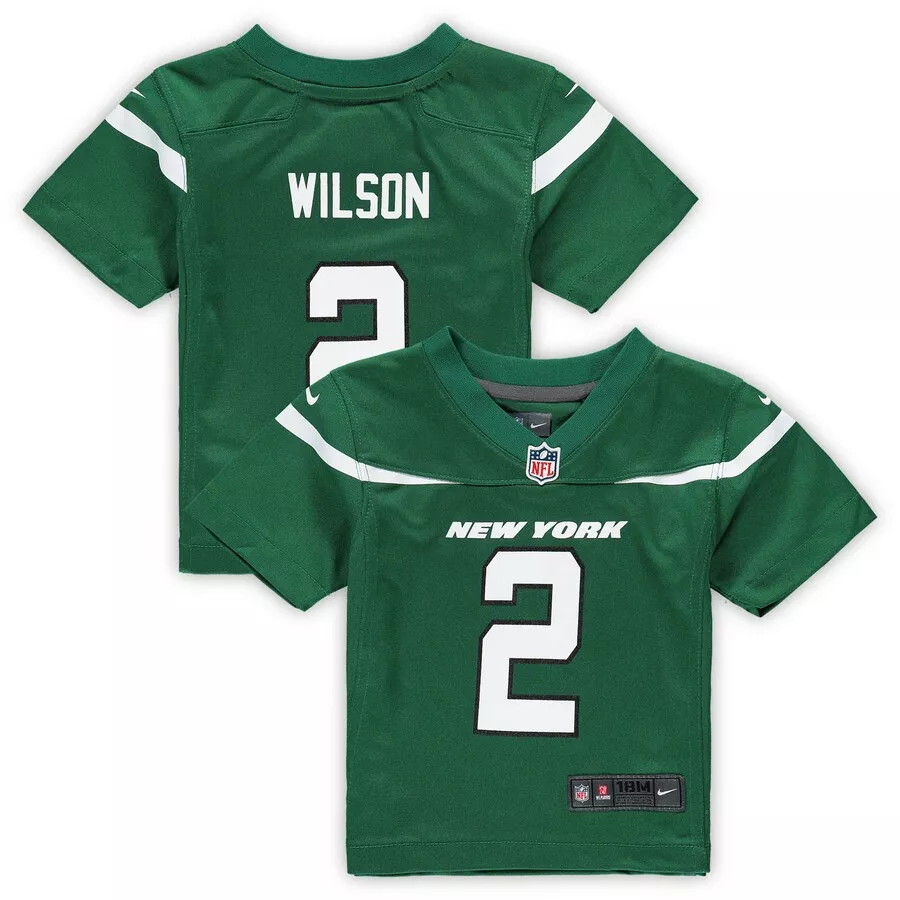 Infant Nike Zach Wilson Gotham Green New York Jets Game Jersey 