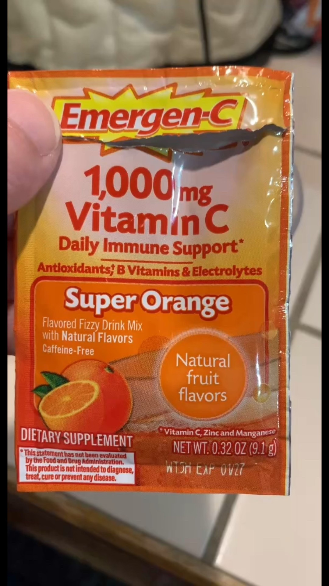 I’ve been taking Emergen-C the past few days to try to help my throat. I’ve been coughing on and off and feeling gross. 🍊 Anyone else fighting a head cold 🤧? 

#LTKdayinmylife #LTKvlog #LTKselfcare