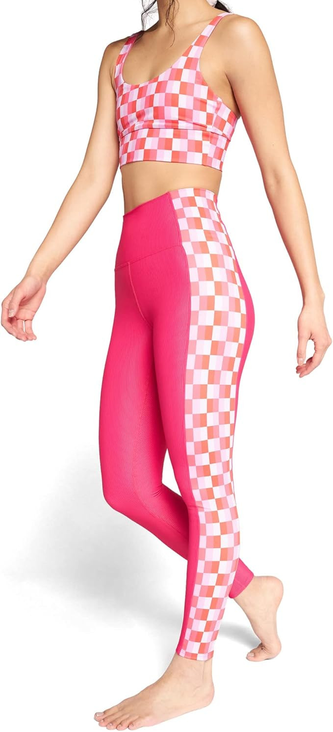 Beach Riot Zappos Print Lab: Check Me Out Megan Leggings | Amazon (US)