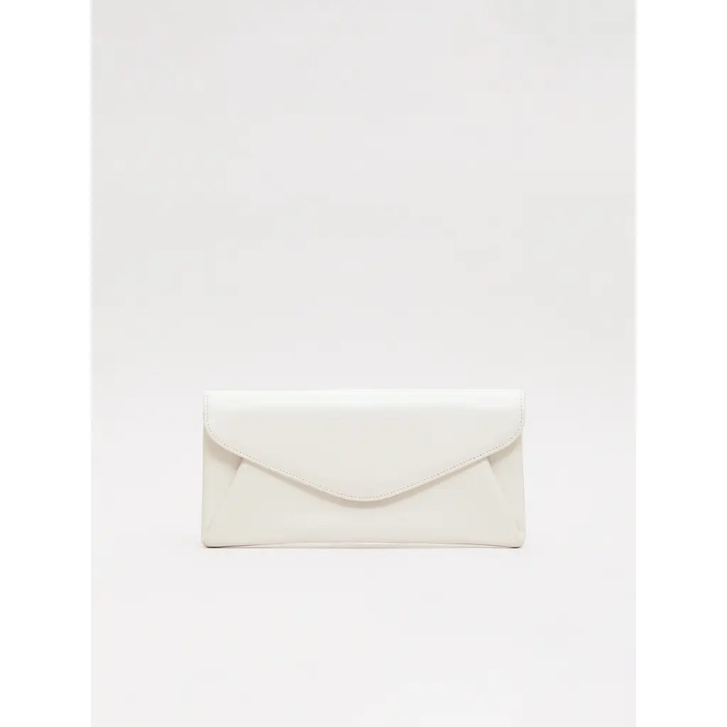 Phase Eight Leather Clutch Bag in Cream at Nordstrom | Nordstrom