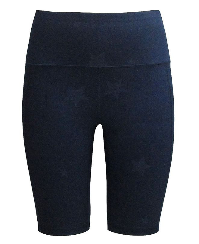 Embossed-Star High-Rise Bike Shorts, Created for Macy's | Macys (US)