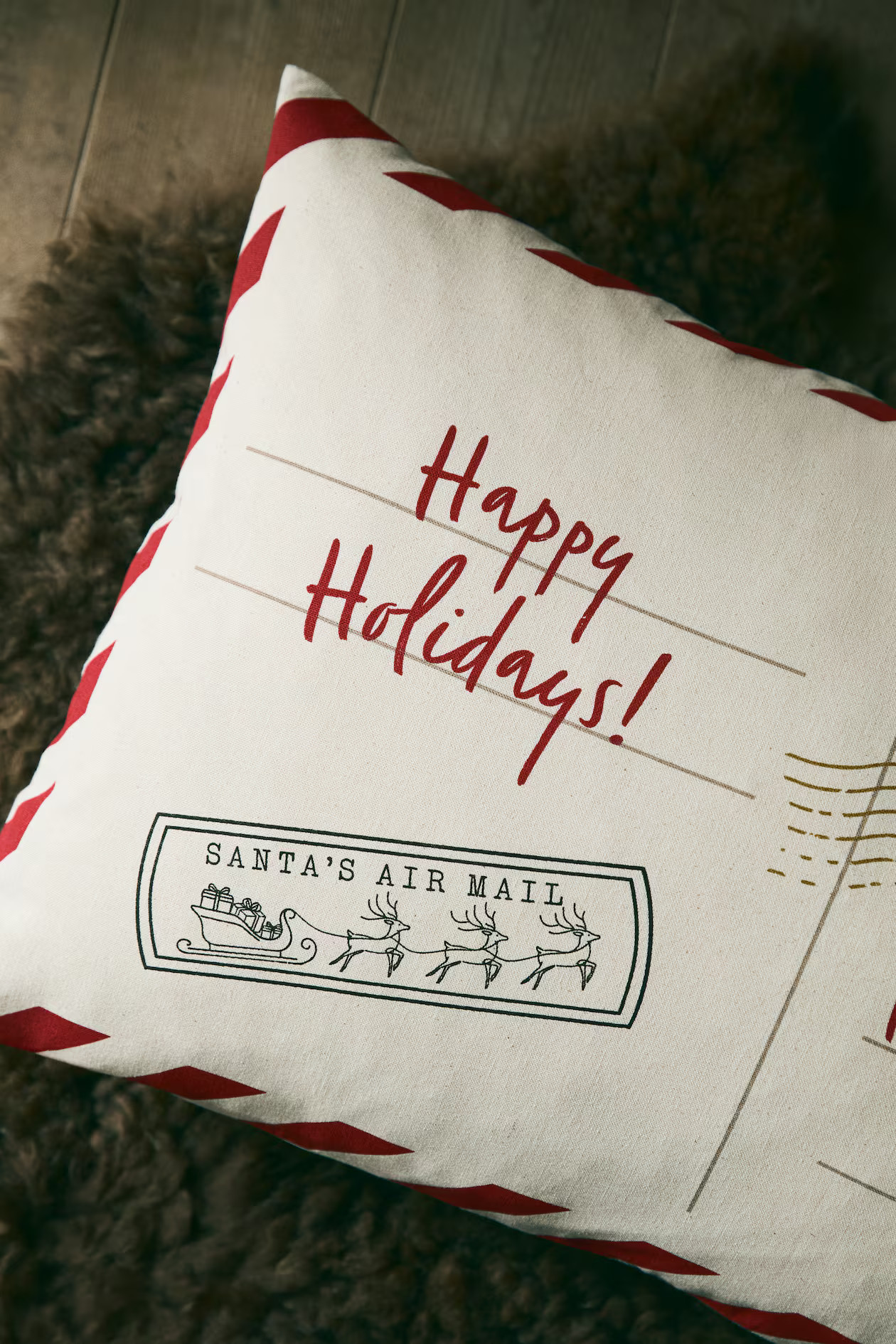 Printed Cotton Canvas Cushion Cover | H&M (US + CA)