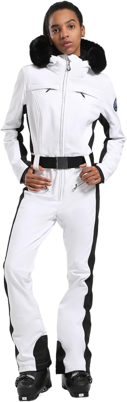 GSOU SNOW Womens Ski Suit One Piece Snowsuit Snowboard Slim Insulated Jumpsuit Jacket Waterproof ... | Amazon (US)