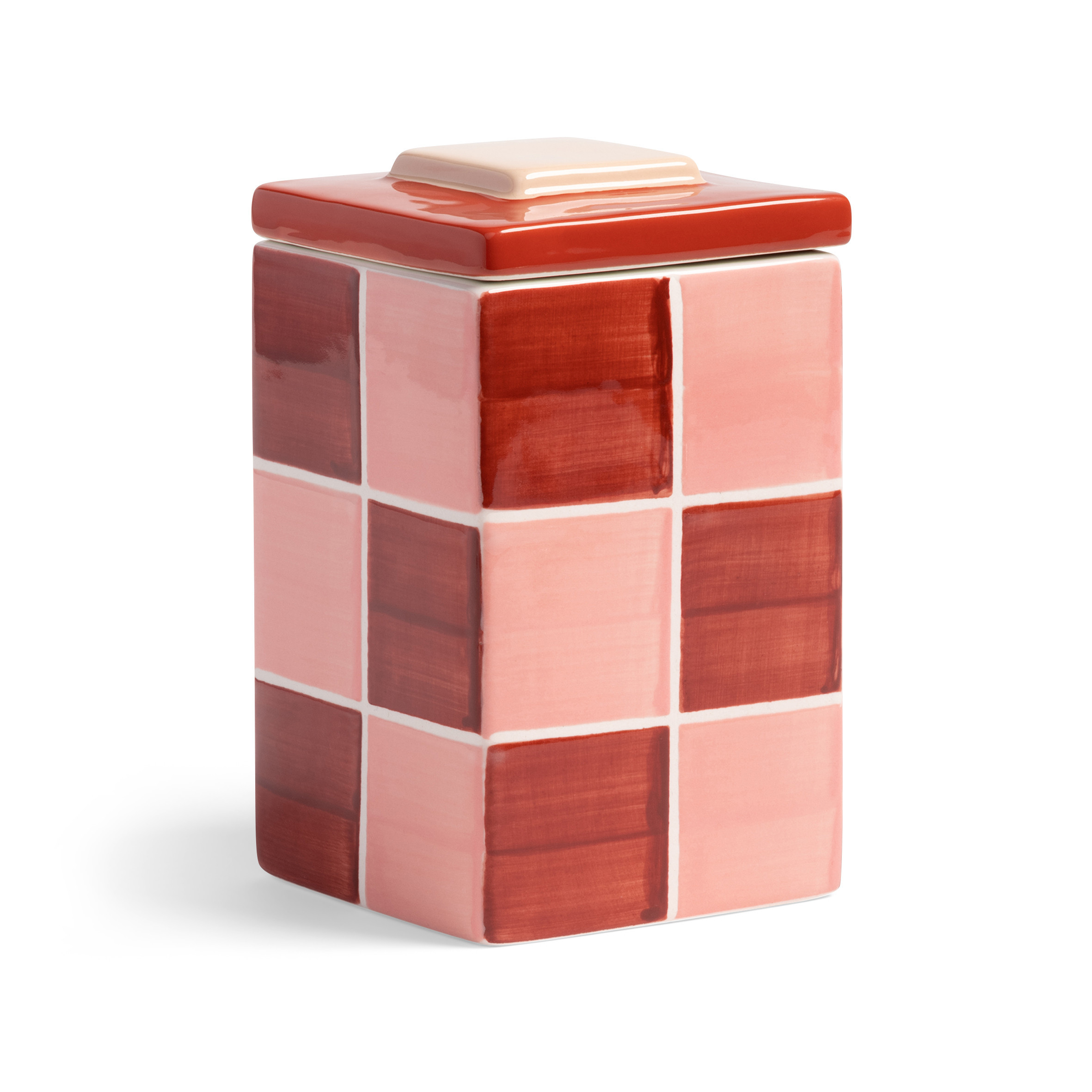 Jar Carré Large in Pink | Trouva (Global)