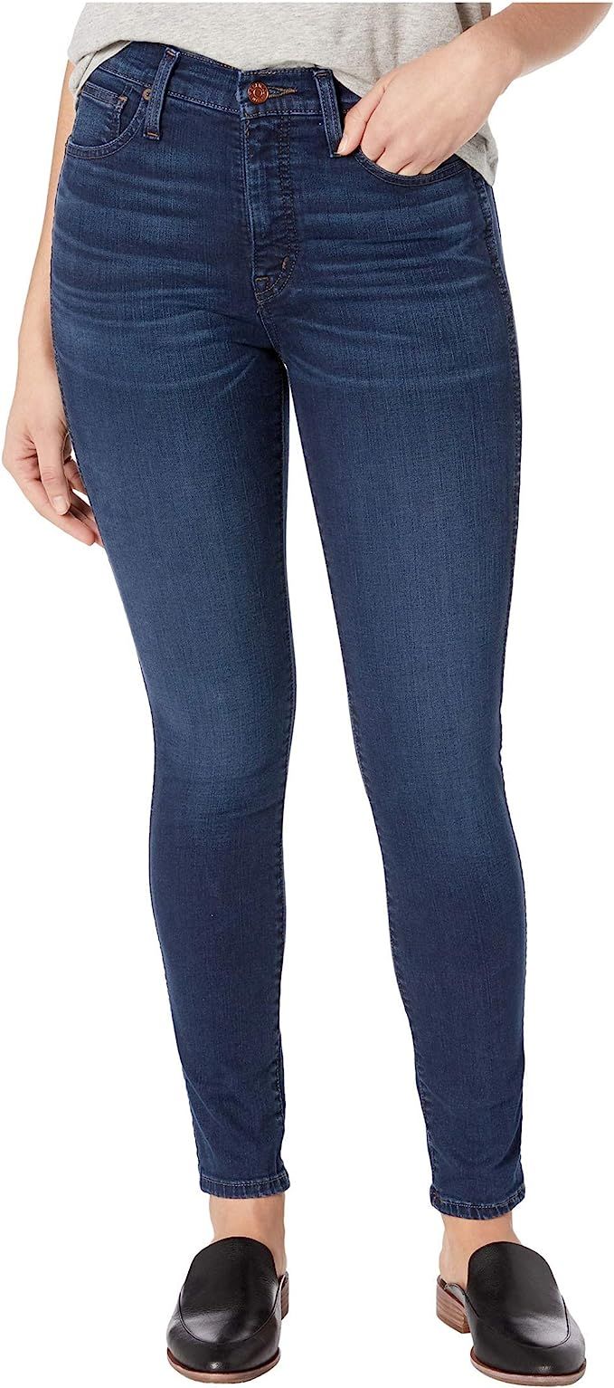 Madewell 10" High-Rise Skinny Jeans in Hayes Wash at Amazon Women's Jeans store | Amazon (US)