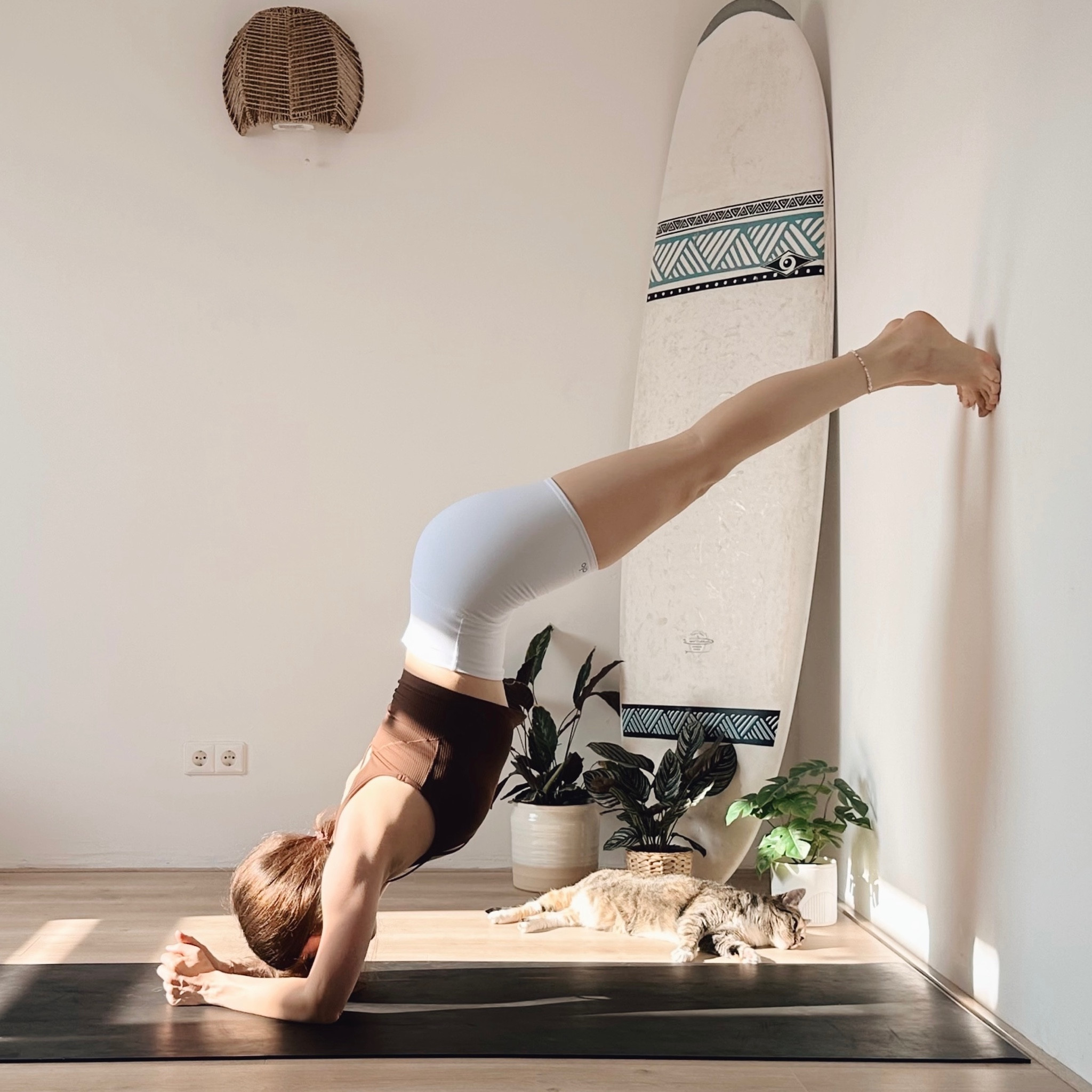 Wall Pilates class ✨

#LTKFitness