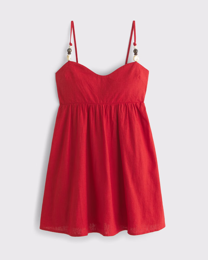 Women's Beaded Sweetheart Babydoll Skort | Women's New Arrivals | Abercrombie.com | Abercrombie & Fitch (US)