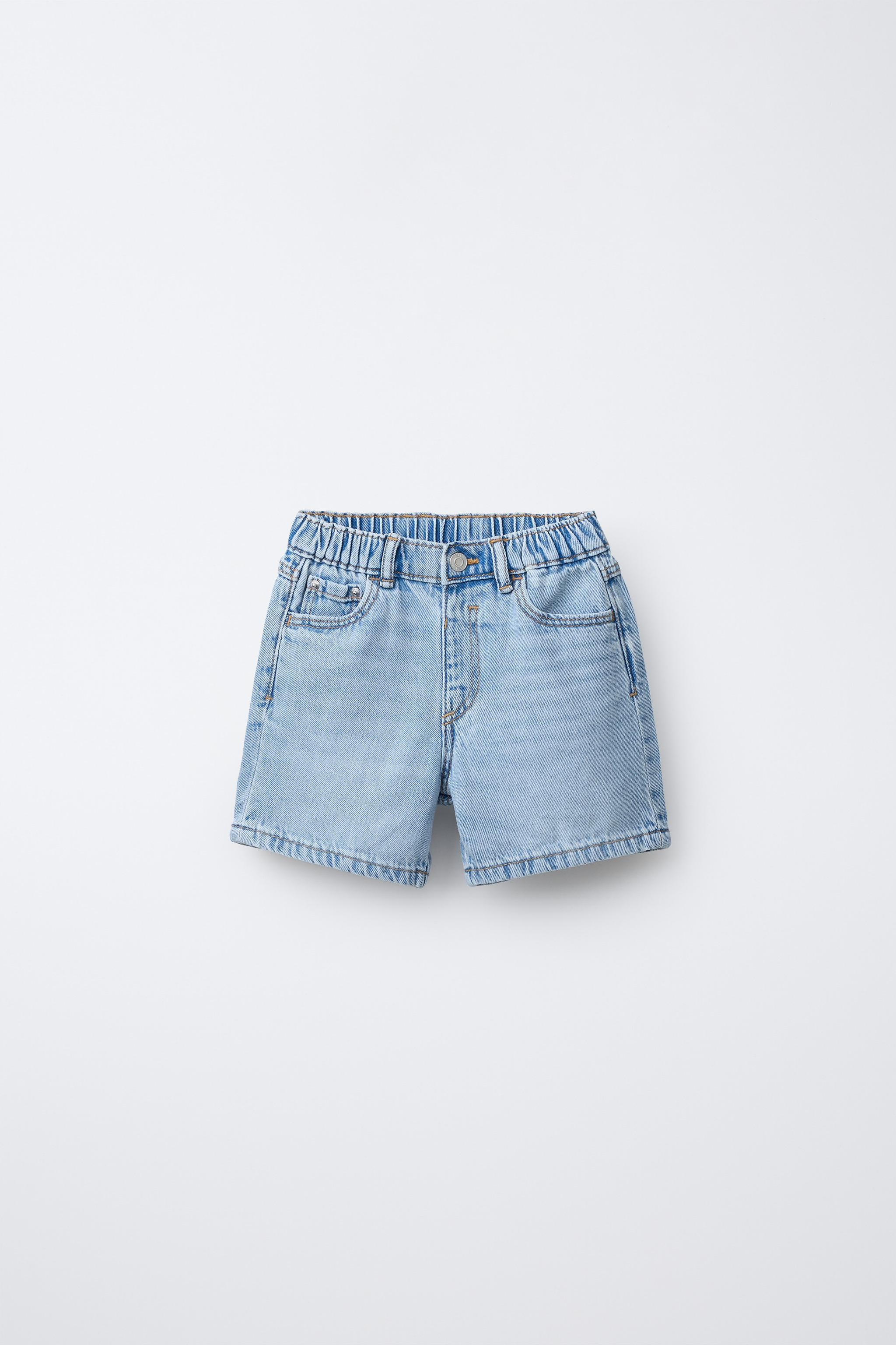 BAGGY DENIM SHORTS | Zara Canada