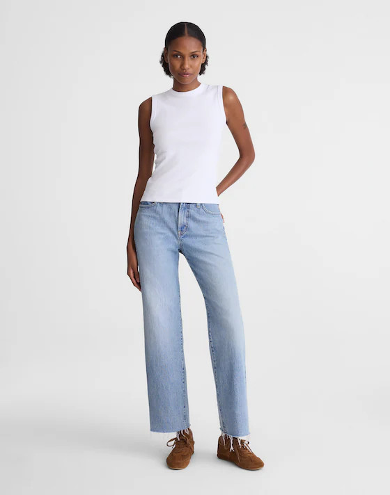 The '90s Shell Tank in Compact Cotton | Madewell