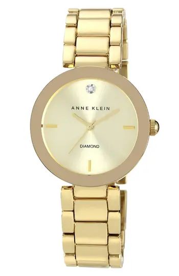 Women's Anne Klein Mirror Bezel Bracelet Watch, 32Mm | Nordstrom