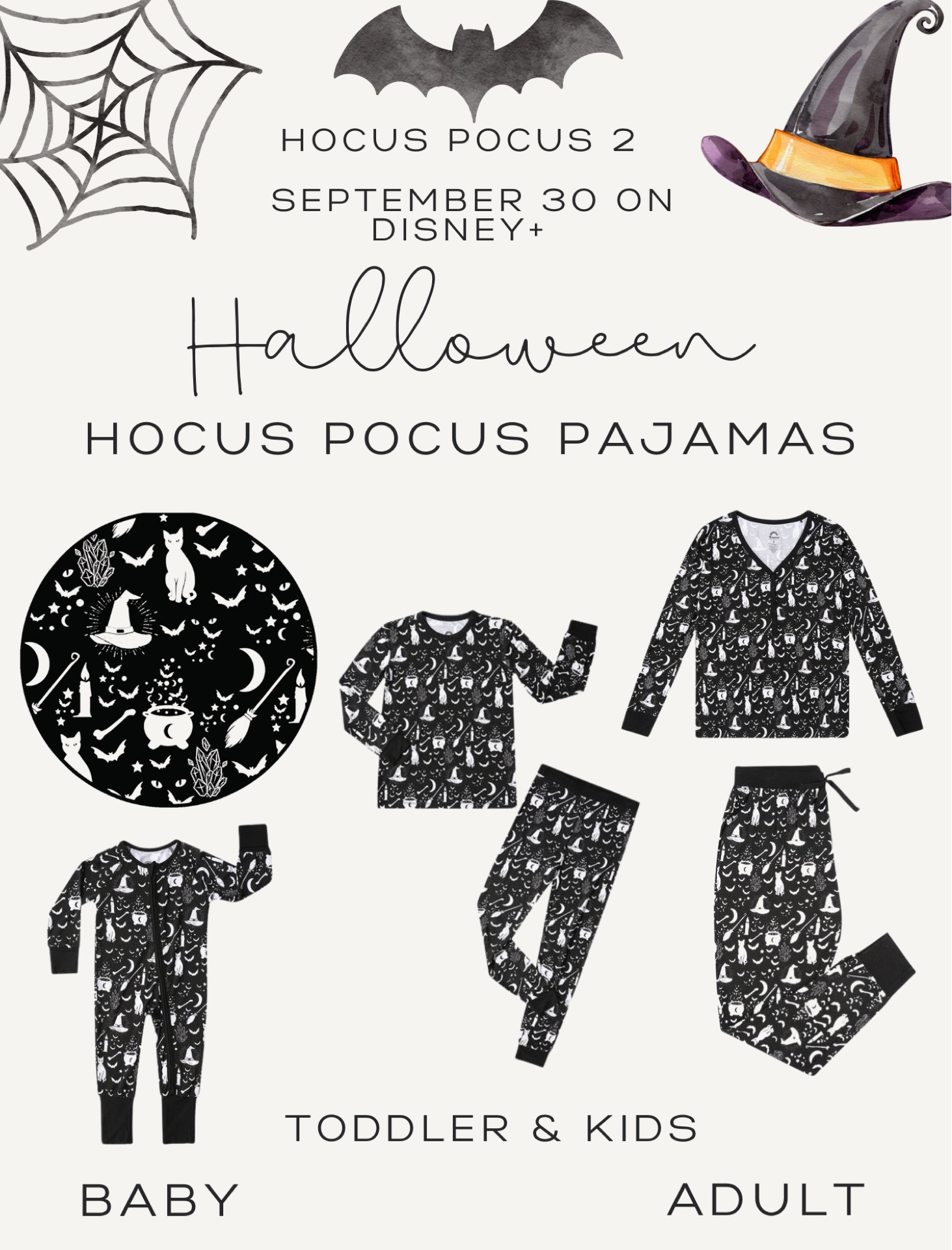 SALE Hocus Pocus Womens Bamboo Pajama Pants – Emerson and Friends