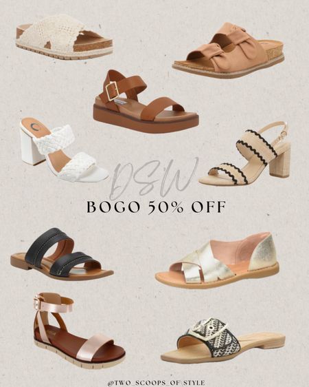 DSW BOGO 50% off Sandals
#sandals

#LTKShoeCrush #LTKSaleAlert