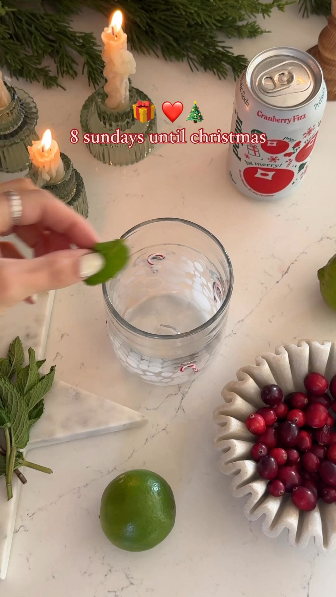 8 SUNDAYS!! & cranberry fizz is back in stock 😱❤️ I love this poppi flavor so much & love this little mocktail for the season! 

#LTKHoliday #LTKSeasonal #LTKVideo