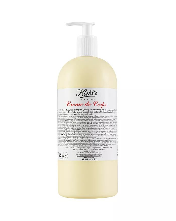 Kiehl's Since 1851 Creme de Corps with Pump 33.8 oz. Back to Results -  Beauty & Cosmetics - Bloo... | Bloomingdale's (US)