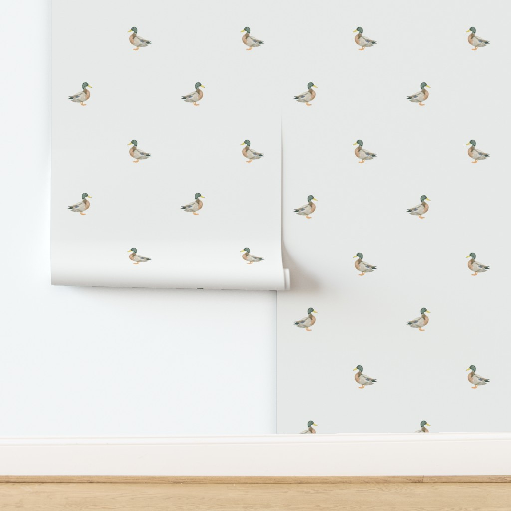 Mallard Ducks Wallpaper | Spoonflower | Spoonflower