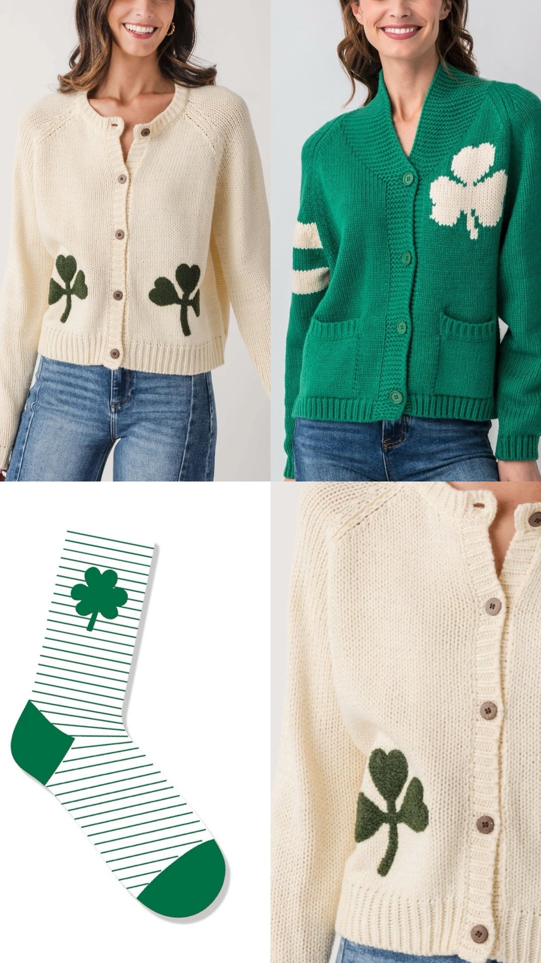 St Patrick's day outfits sweaters socks 

#LTKSeasonal