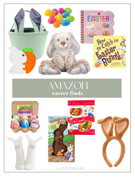 Amazon Easter basket finds! Love the bunny ears! 

#LTKFind #LTKkids #LTKSeasonal