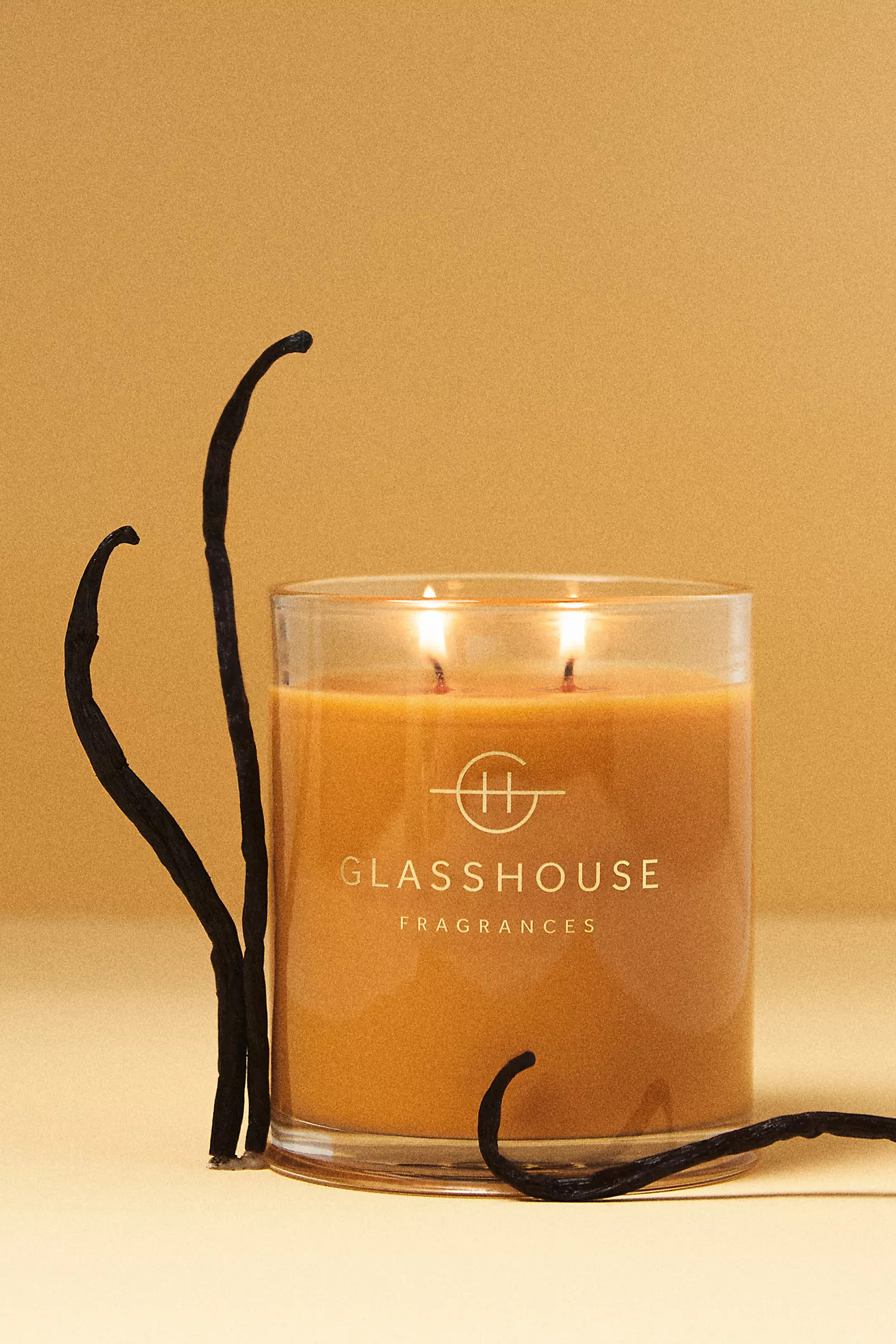 Glasshouse Fragrances A Tahaa Affair Gourmand Glass Candle | Anthropologie (US)