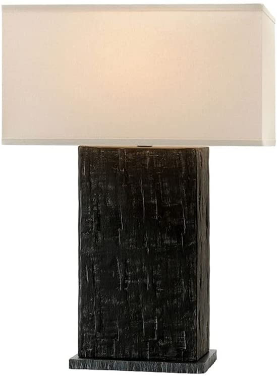Troy Lighting PTL1001 La Brea - One Light Table Lamp, Anthracite Finish with Off-White Linen Shad... | Amazon (US)