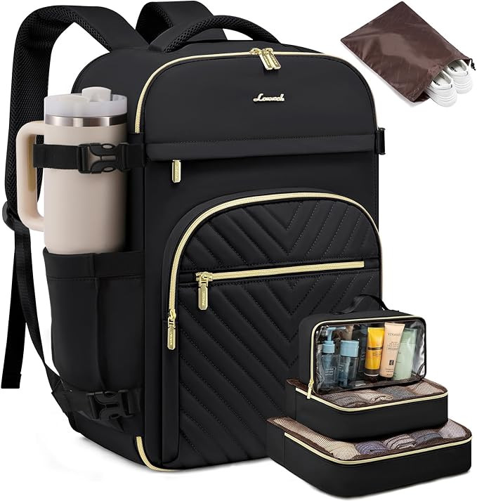 LOVEVOOK Large Travel Backpack for Women, TSA Carry on Backpack for Airplanes, 40L Personal Item ... | Amazon (US)