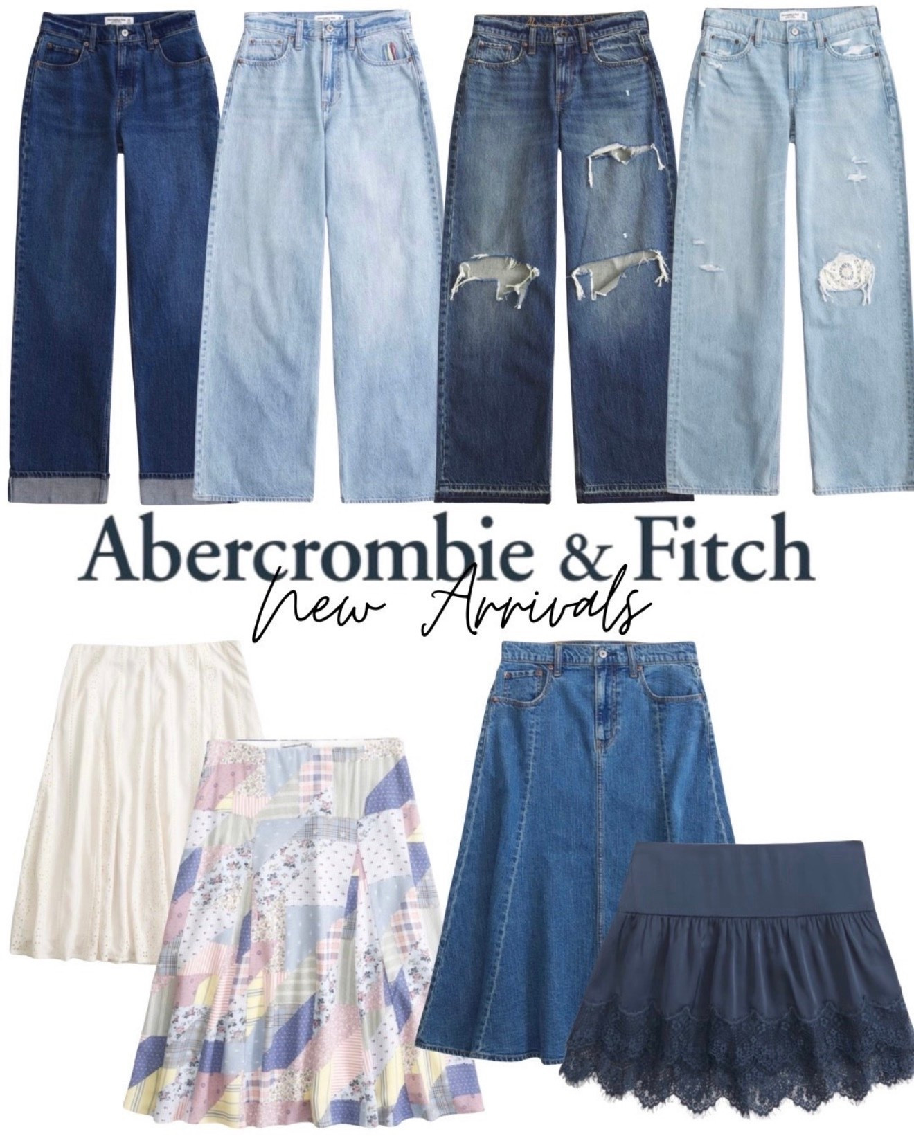 ON SALE!! There’s a reason Abercrombie denim is always top-tier! Add it to your cart while it’s on sale! ✨￼ and these skirts are just so cute!! 
￼#abercrombie #denim #summer

#LTKSaleAlert #LTKSeasonal #LTKootd