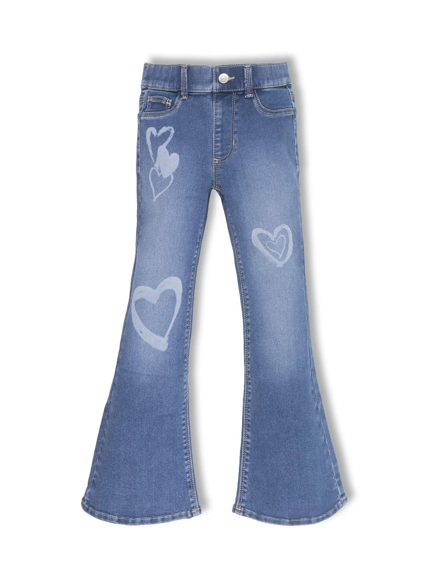 Wonder Nation Girls Fashion Flare Jegging, Sizes 4-18 & Plus | Walmart (US)