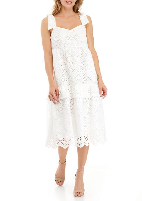 Women's Tie Strap Midi Dress | Belk