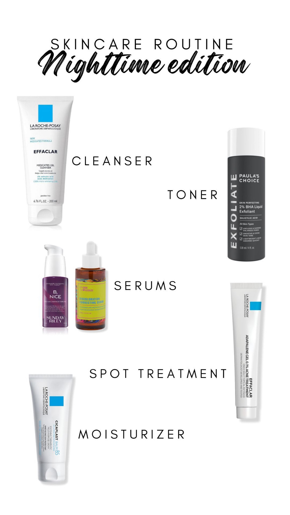 My nighttime skincare routine 🤍🫧😍

#LTKHolidaySale #LTKbeauty #LTKGiftGuide