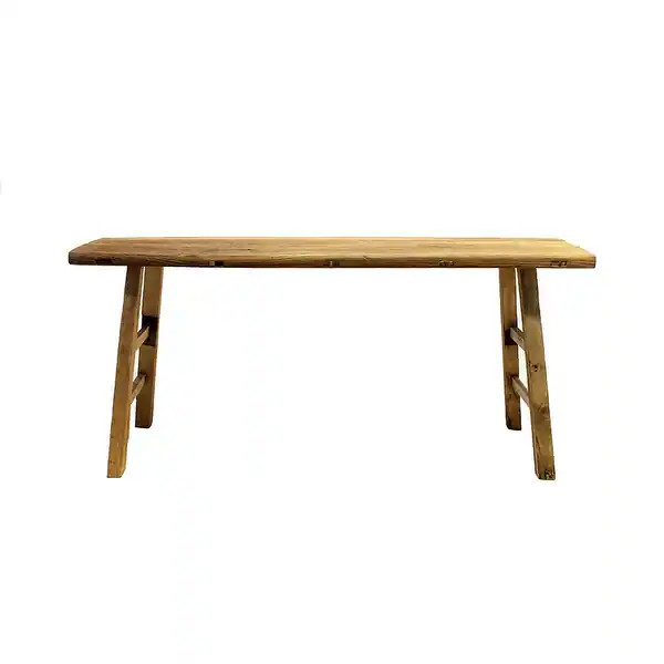 El Paso Import Handmade Reclaimed Elm Sofa ConsoleTable, Wooden Finish - 66"L x 16"W x 30"H | Bed Bath & Beyond