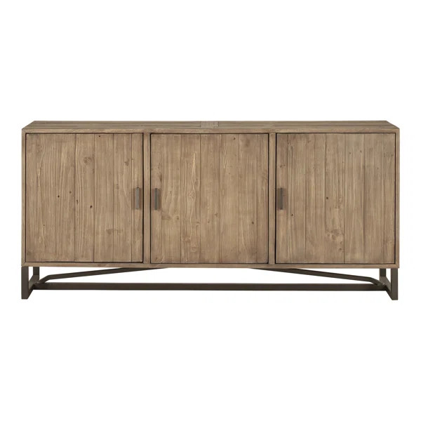 Lopez 67.75'' Wide Pine Solid Wood Sideboard | Wayfair North America