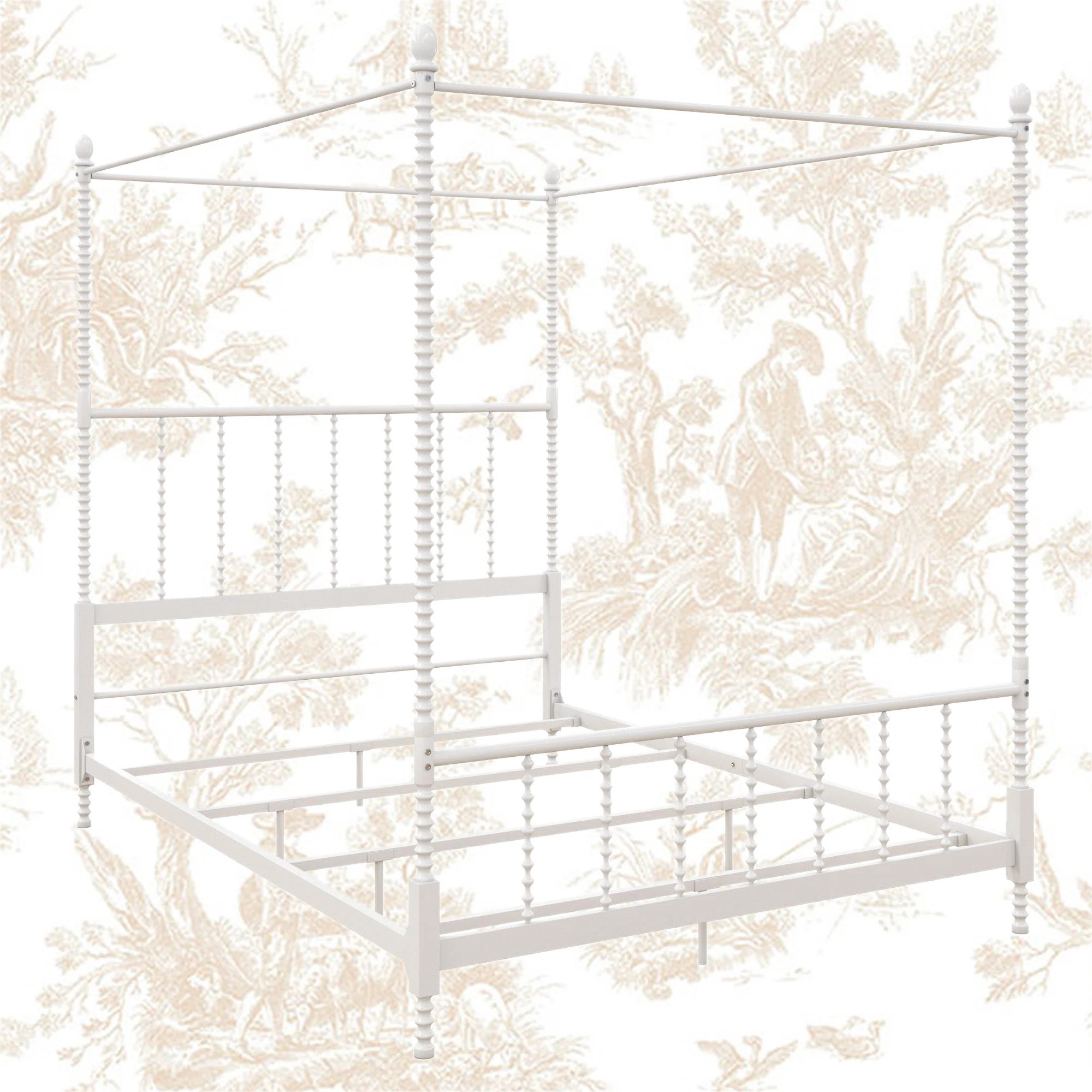 Baker Low Profile Canopy Bed | Wayfair North America