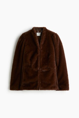 H & M - Jacke mit Puffärmeln - Braun - Damen | H&M (DE, AT, CH, NL, FI)