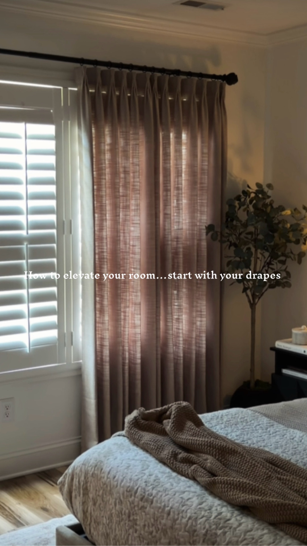 How to elevate your room…start with your drapes

Sharing the exact curtain details for reference:
Florence Linen Blend Drapes, pleated
Color: Wheat 898-5
Header: Triple pleat
Lining: Unlined

These were gifted by @luxdrape_official, and I’m overjoyed with their quality and overall look. The fabric feels elevated and they instantly warmed up the space.

Check my bio, tap ‘LINKTREE,’ and select ‘LUXDRAPE CURTAINS’ link already includes 10% discount.

Or for a direct LTK link just comment CURTAINS. You may use promo code IGEE28 for a 28% discount. 

#curtains #cozy #cozyvibes #cozyathome #cozyhome