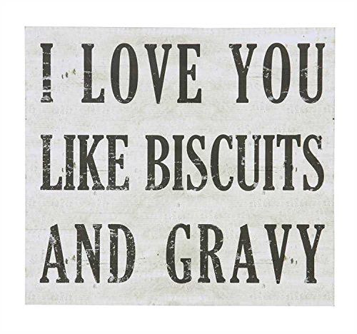 Creative Co-Op I Love You Like Biscuits and Gravy Wall Decor | Amazon (US)